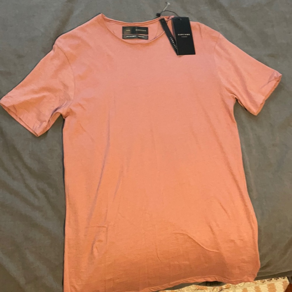 Rose colored Zipcode T-shirt